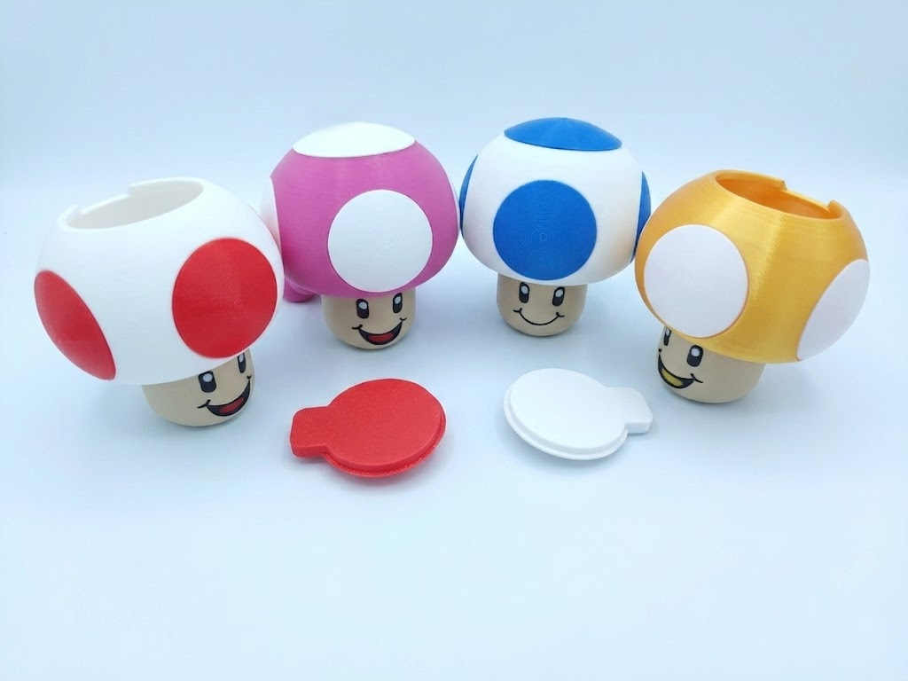 Toad & Toadette - container