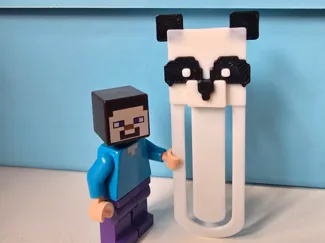 PANDA bookmark for Minecraft fan