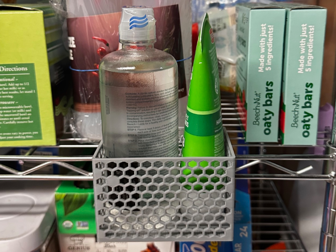 Universal Wire Shelf Bin – Small Rack Organizer