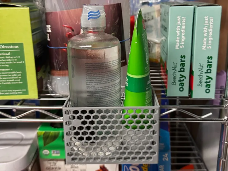 Universal Wire Shelf Bin – Small Rack Organizer