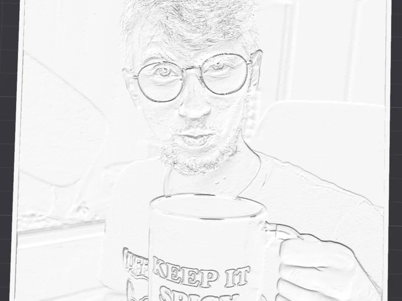 Me in a Lithophane enjoy