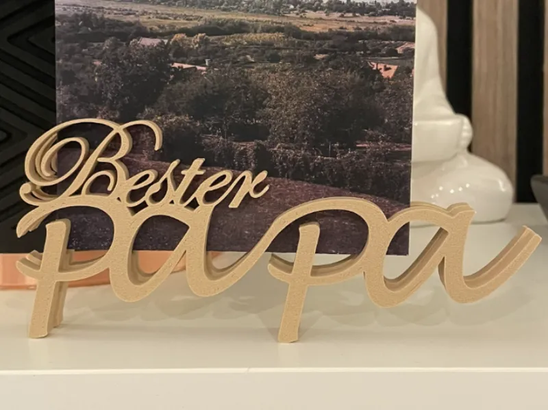Bester Papa Photo Holder 10x15