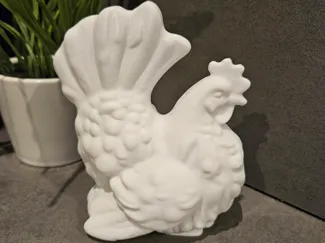 Deko Huhn für Ostern oder Frühling