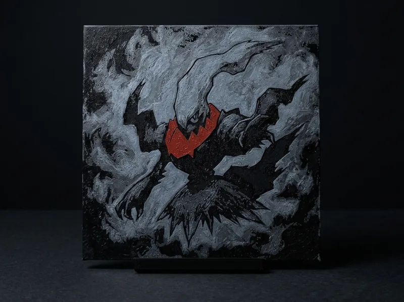 Darkrai 3 Colour - Hueforge Wall Art