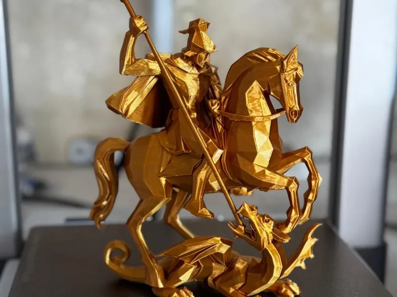 SÃO JORGE 20 CM