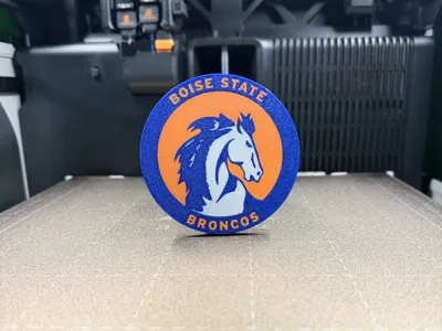 Boise State Broncos Retro Hitch Cover