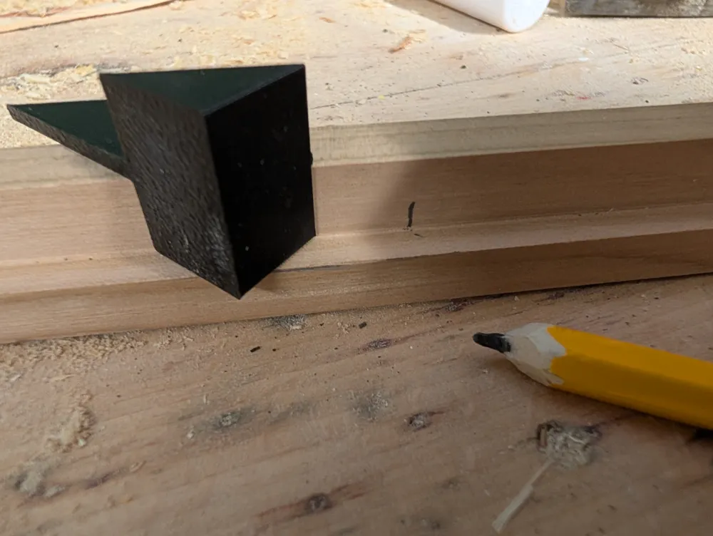 Picture frame cut marker - Free 3D Print Model - MakerWorld