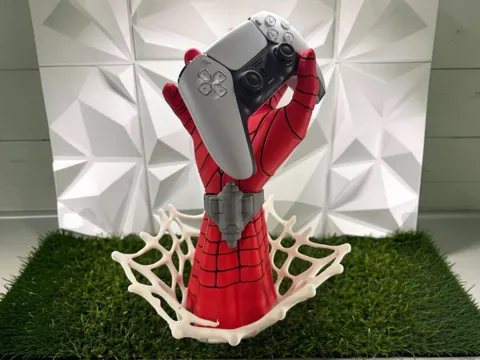 Soporte: Mano Spider-Man Porta Controller — referencia de MakerWorld