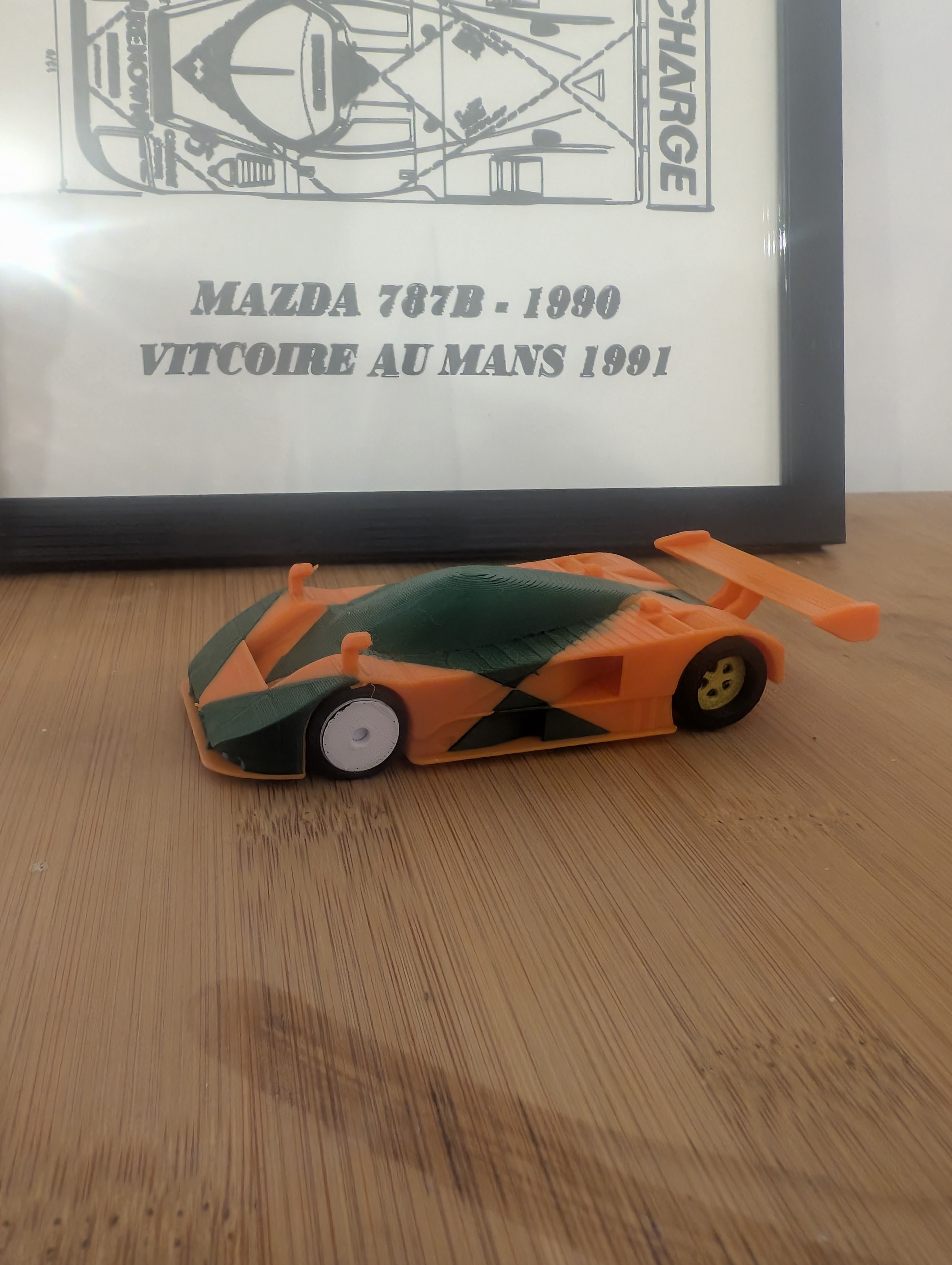 Spoiler for Mini-Z Mazda 787b - Free 3D Print Model - MakerWorld