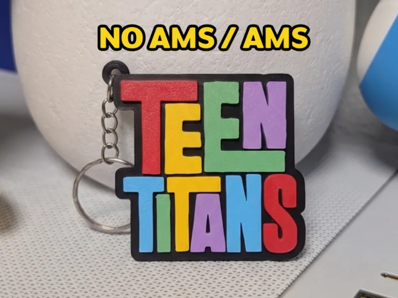 Teen Titans Keychain (NO AMS/AMS)