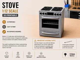 1:12 Stove