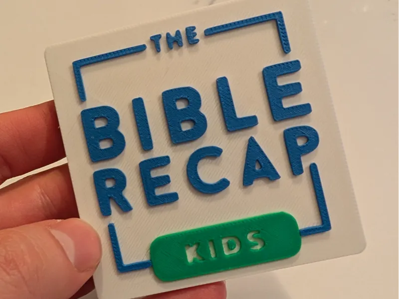 The bible recap for kids NFC tag