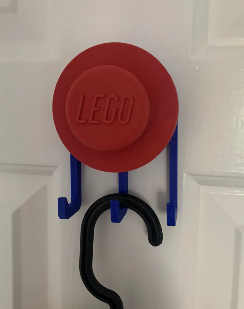 Hooks for "Danish Toy Construction Bricks" hanger