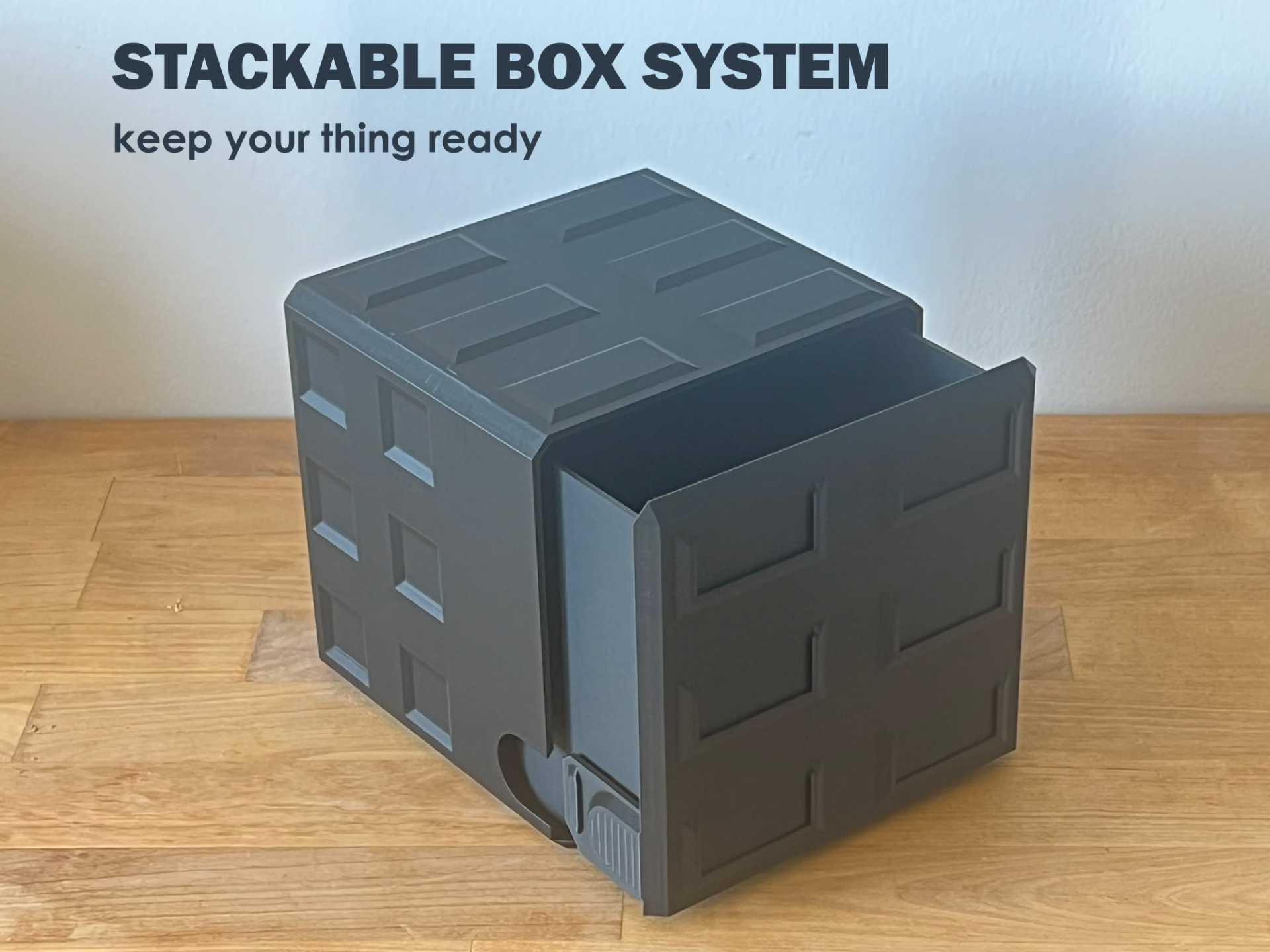 Stackable Box Basic Double Triple Tall - 1