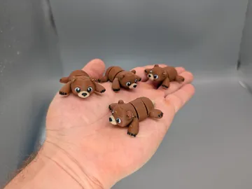 Modelo para impresión 3D: Tiny bear — vista de referencia 4