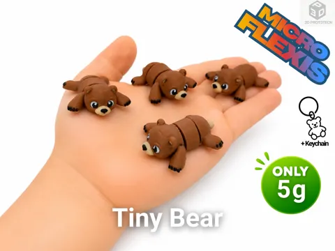 Modelo para impresión 3D: Tiny bear — referencia de MakerWorld