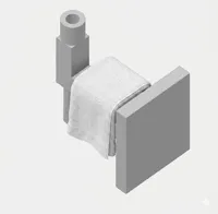Gancio asciugamani 50×65×60 mm