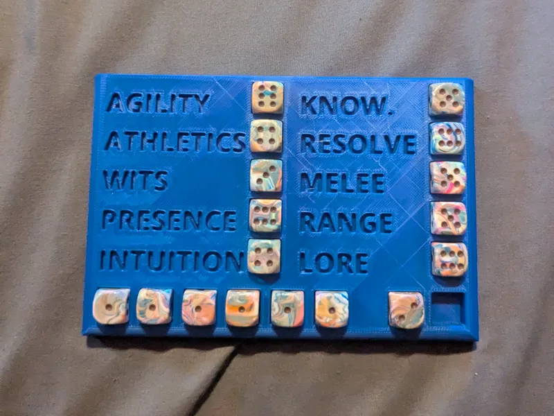 Arkham Horror RPG Player Dashboard  Tabletop