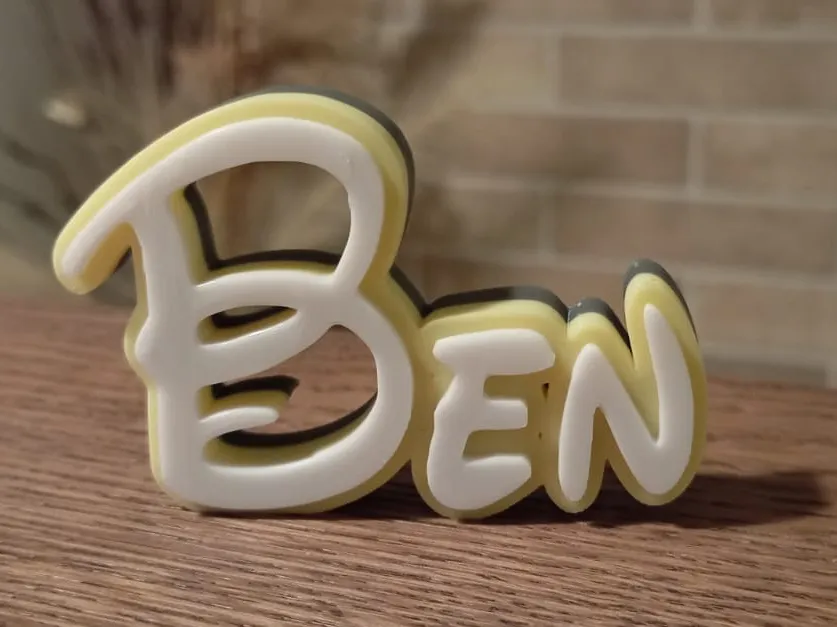 Ben Disney Name Sign Decorate Room child Birthday by Fabbiotto ...
