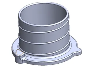 100mm dust connector embedded magnets v2
