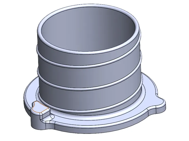 100mm dust connector embedded magnets v2