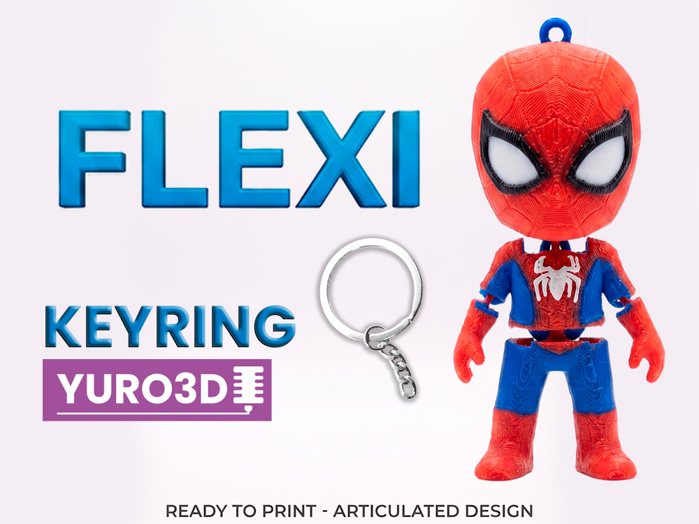Spiderman Flexi Articulat Keyring / AMS Multicolor