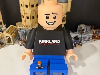 Costco Kirkland Signature Brick figure 10:1