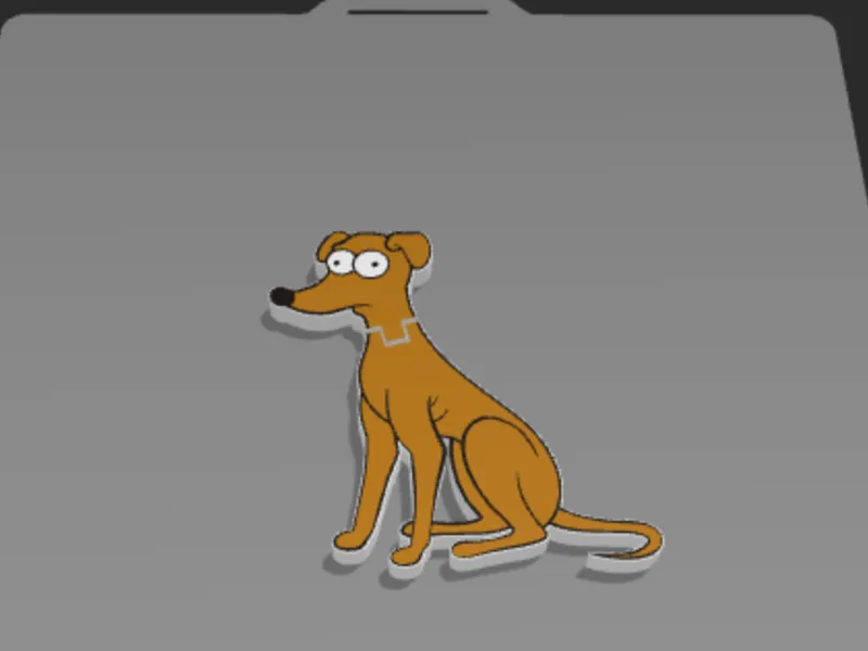 dog keychain