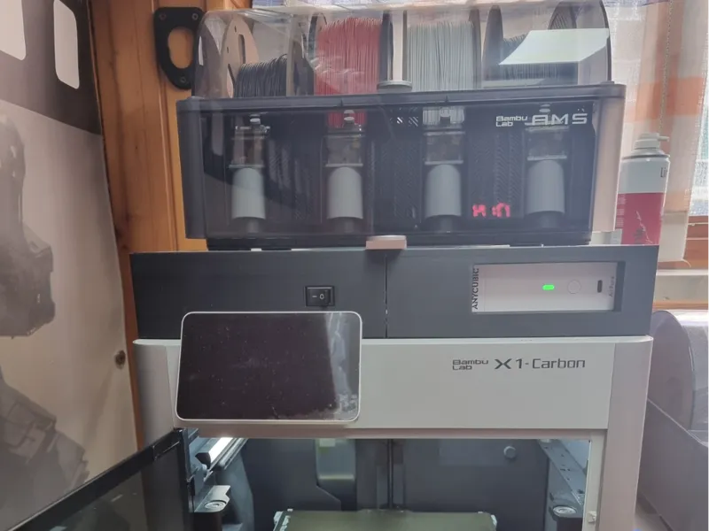 Glass Riser final filter fan cam light X1 & P1