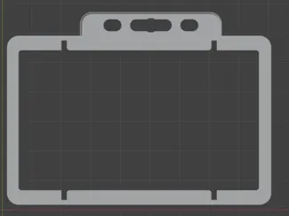 Keycard / ID Card Holder horizontal holes only