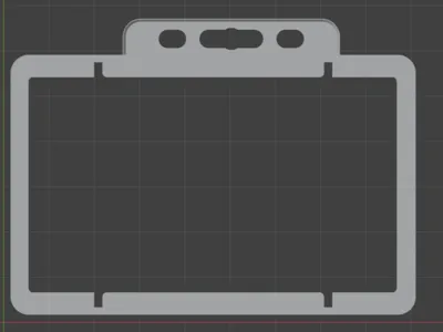 Keycard / ID Card Holder horizontal holes only