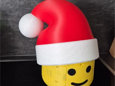 Christmas hat for Brick Man Advent Calendar