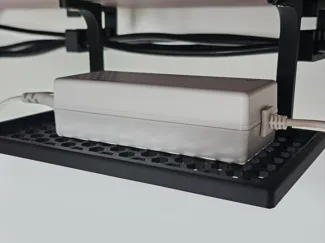 Under Desk Cable Tray Clean Cable Management Hex