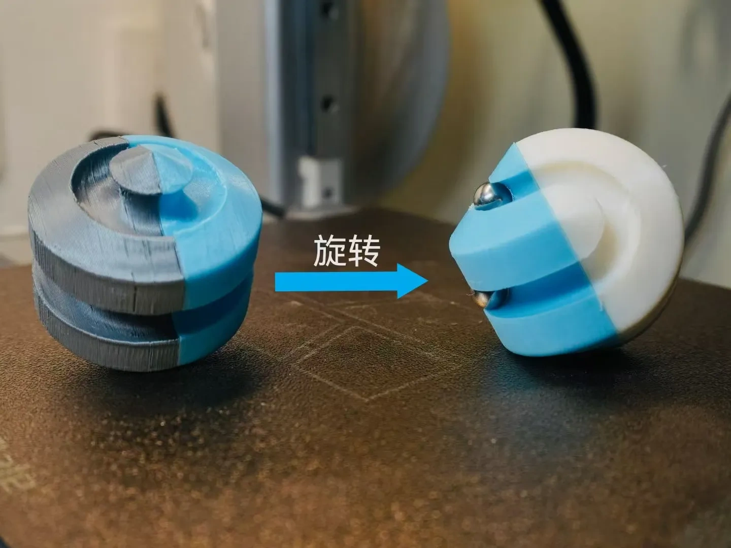 手指解压弹珠轨道魔方（超丝滑)