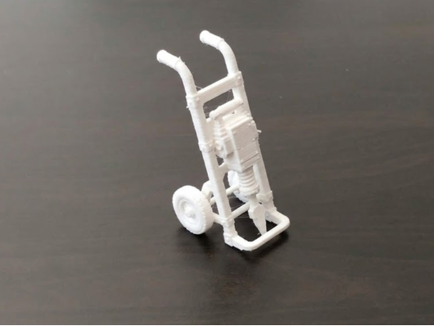 Jackhammer on Cart – Demolition Hammer Trolley