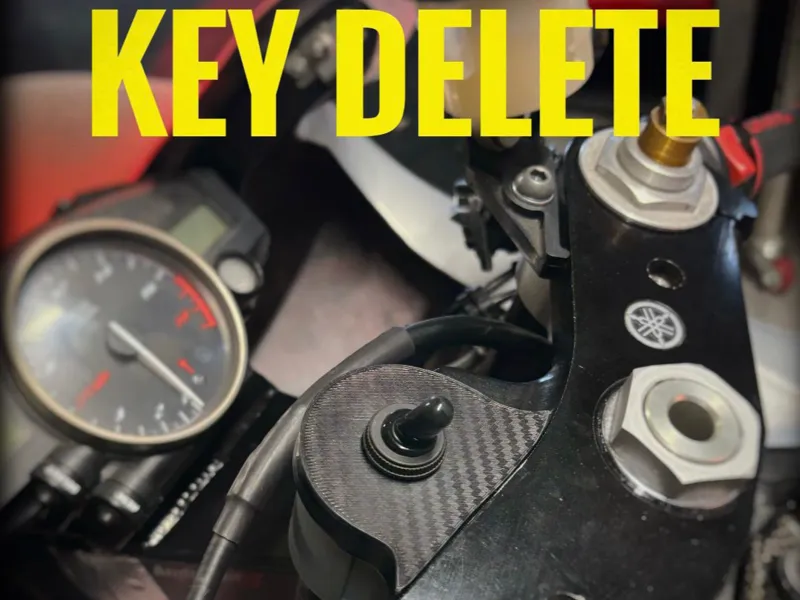 YAMAHA R6 Key Delete