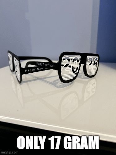 2026 Party glasses! (Only 17g)