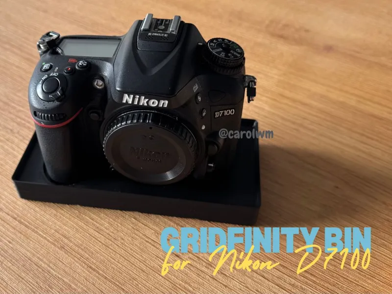 D7100 Nikon gridfinity bin