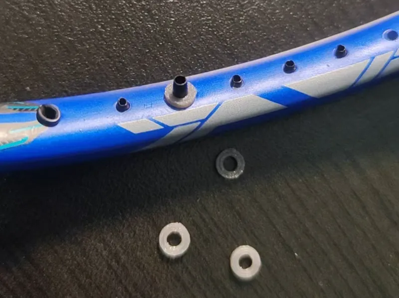 羽毛球拍垫片双线管
