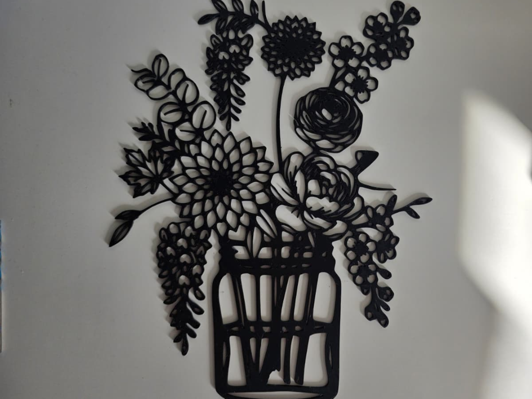 Wildblumen im Glas