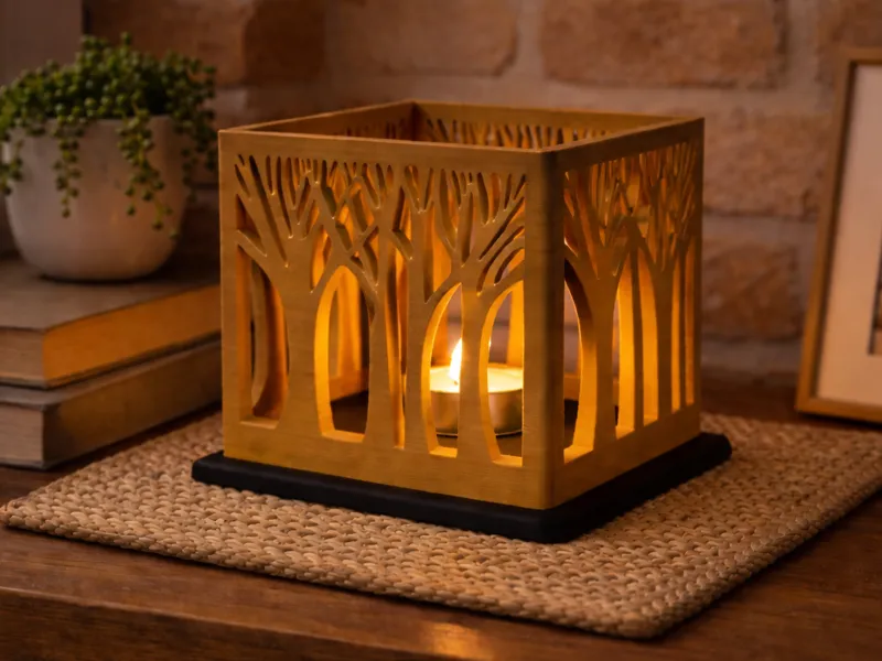 Tree Tealight Lantern - Elegant candle holder