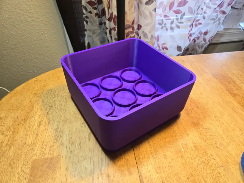 Stackable Miniature Bins (50mm bases)