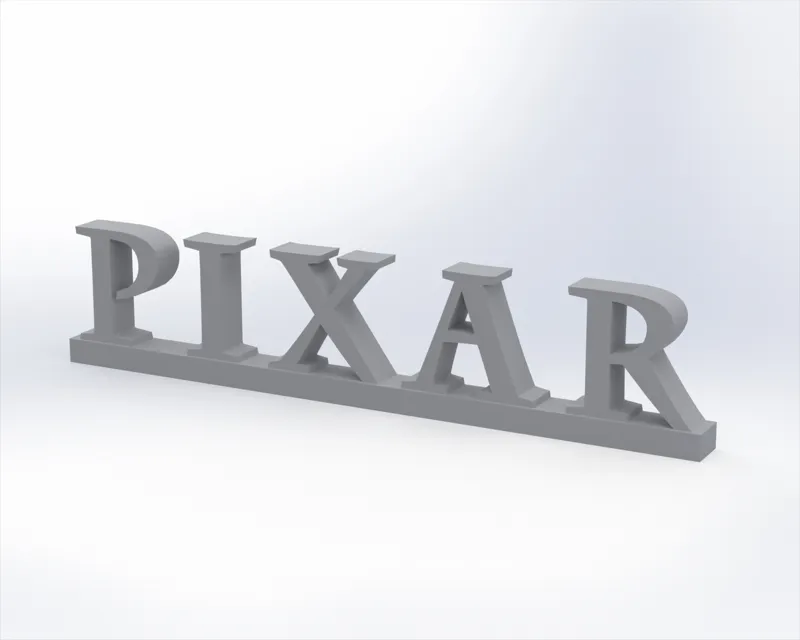 Pixar Logo/Sign (<40 min print)