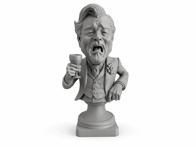 Leonardo DiCaprio Django Meme Bust