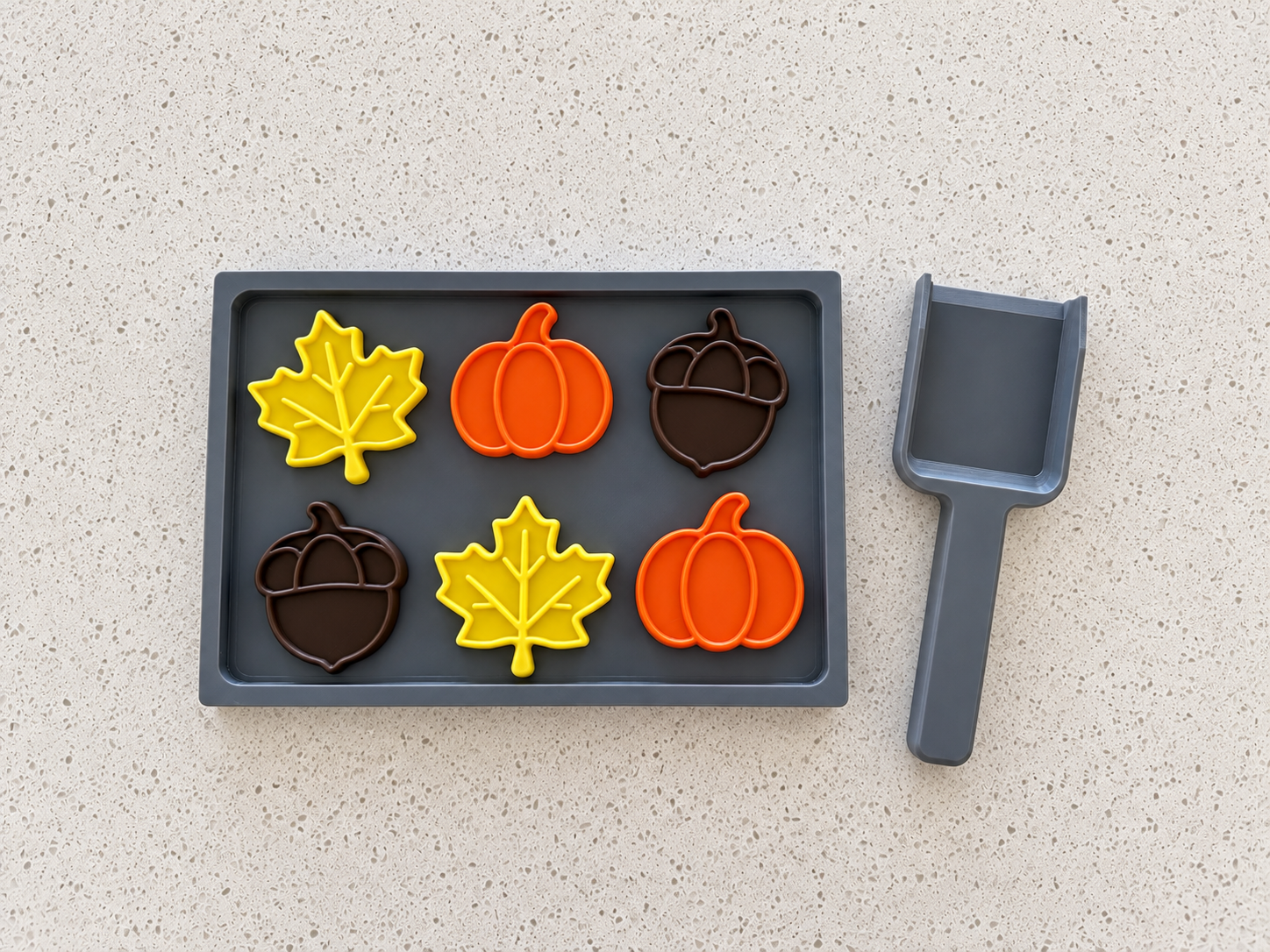 Kids Magnetic Cookie Sheet | Fall Pretend Play Set - 1