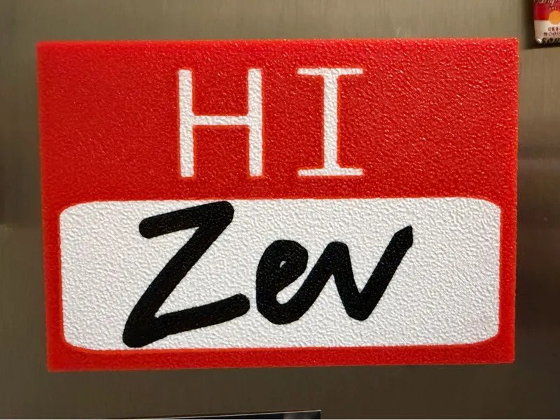 Hi Zev (Magnetic)