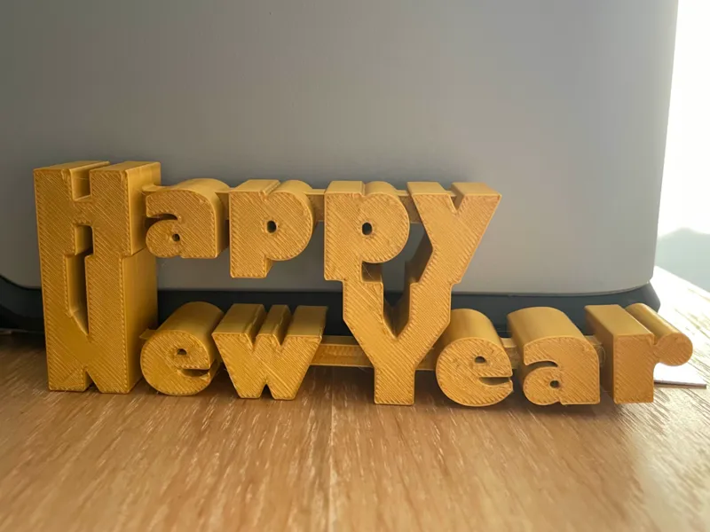 Happy New Year Sign