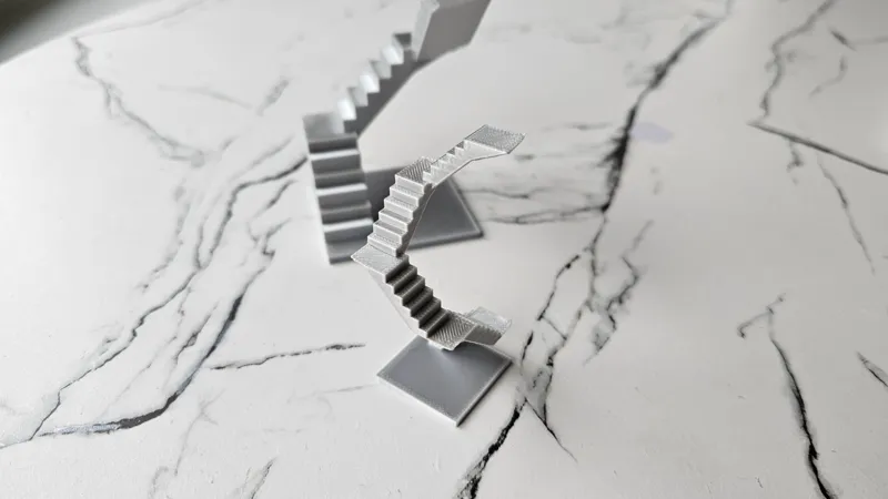 Stairway to Nowhere - Overhang test - Desk model