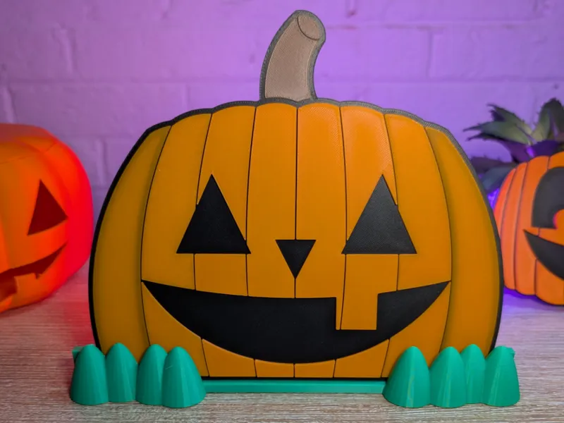 Jack-o-Lantern 2.5D Wall\Desk Decor