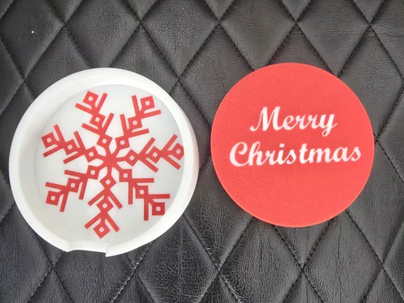 christmas coaster set